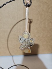2.5″ Small Glass Hanging Angel