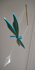 Handmade Wooden Dragonfly Mobile