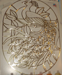 1993 Craft House Crystal Sun Catcher Kit NEW LOT OF 3 PKG Peacock & Hummigbird
