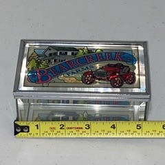AMIA Handpainted Stained Glass Suncatcher Window Art Trinket Box Bearcreek Farms