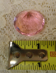 Vintage SWAROVSKI Pink Crystal ART Diamond Prism – Nice!