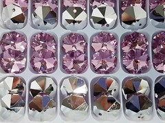 14mm Crystal Suncatcher Octagon beads 50-100 chandelier craft bead supplies sbpk