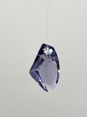Swarovski Crystal Tanzanite 27mm Galactic Vertical 6656 Suncatcher; Blue Violet