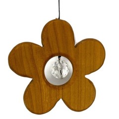 Sternengasse Sun Catcher Flower Mobile Wood Spring Waldorf Fair Trade 2 3/4″