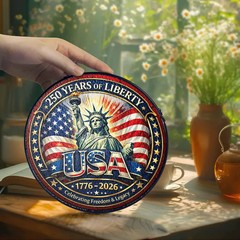 United States Years of Freedom Stained Glass Suncatcher