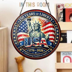 United States Years of Freedom Stained Glass Suncatcher