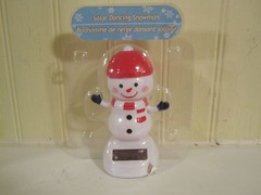 Case of 48 Solar Dancing snowman new in package Christmas holiday