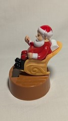 Solar Dancing Toy Bobble Head Solar Cute Santa In A Rocking Chair Christmas xmas