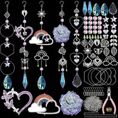 230pcs DIY Suncatcher Kit Sun Catchers Making Supplies Art and Crafts for Adu…