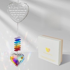 Memorial Gift for Loss of Loved One, Crystal Suncatcher Sympathy Bereavement …