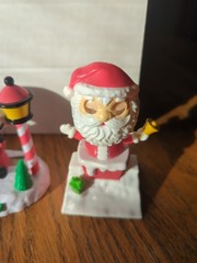 Lot of 6 Vintage Solar Sun Dancers 4 Christmas 1 Thanksgiving 1 Easter Santa
