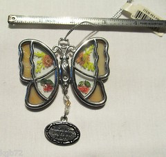 Butterfly Ornament / Sun Catcher Flowers by Ganz w/ Dangle ~ Babies bring joy to