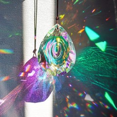 89mm/3.5in Hanging Chandelier Crystals Prism for Window Suncatchers Rainbow |…