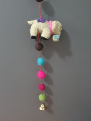 Felt Mobile Elephant Natural Wool Handmade Bell Boiled Felt Colorful Simple New