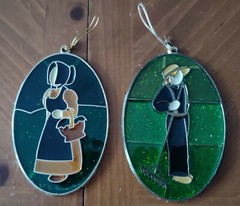 Sun Catchers Farmer And Wife (A)