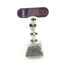 Solar Skull Three Dancing Heads Direct Light Or Natural Sun Light USA Seller