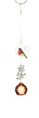 Stunning Prism Hanging Ornament Sunlight Hook Hanger Glass Alloy Choice of 6