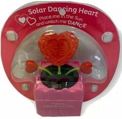 Dancing Heart Flower Heart LOVE Flower Happy Valentines Day Gift Solar Powered!