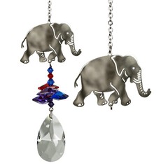 Woodstock Chimes Crystal Fantasy Suncatcher – ELEPHANT – WS-CF-EL