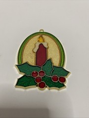 Christmas Candle Suncatcher or Ornament