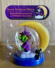 Solar Dancing Figurines – Lot of 2 (Swinging Witch & Juggling Pumpkin) NOS