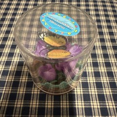Solar Power Butterfly Purple Tulips
