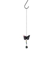 NEW sun catcher crystals rainbow colors hangs 13-15 inches BUTTERFLY