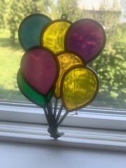 Vintage Balloons Sun Catcher Birthday Party Multi Colored Suncatcher Farm Find