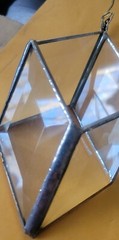 Beveled Lead Glass Crystal Suncatcher 6 inches