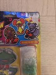 Vintage Faux Stained Glass “Kermit” Frog Mushroom Hanging Suncatcher 80s Kit DIY