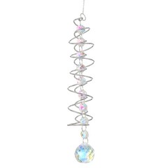 Suncatchers for Windows Hanging Indoor Window Outdoor Silver AB Style