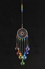 Suncatcher Crystal Prism Hanging Pendant Garden Home Decoration -1
