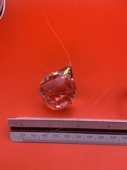 Lot of 3 Clear Cut Crystal Prismatic Suncatchers