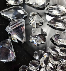Crystal Suncatcher Pendant Kit -Set A, Prisms for suncatchers jewelry craft 30pc
