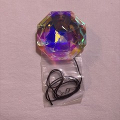 Crystal Prism Sun Catcher Rainbow Light Refractor Octagon Shape Hanging Decor
