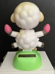 Easter Egg Spring Sheep Lamb Sun Solar Power Dancing Animal Window Decor Toy