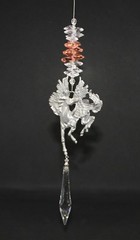 X1 Pewter Pegasus With Crystal Suncatcher 39cm