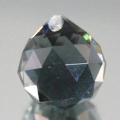 4x 20mm Black Crystal Suncatcher Ball, chandelier pendant jewelry prism supplies