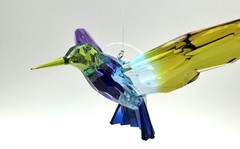 Ganz Crystal Expressions Acrylic Hummingbird Suncatcher 7″ Purple/Green/Blue
