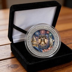 America 250th Anniversary 3D Print Coin