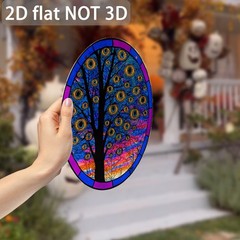 Tree of Life Evil Eye Acrylic Suncatcher Spooky Halloween Window Art Decor Gift