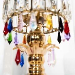 50pcs 38mm Crystal Icicle Pendant Chandelier Prisms Drops Lamp Candle Holders Cu